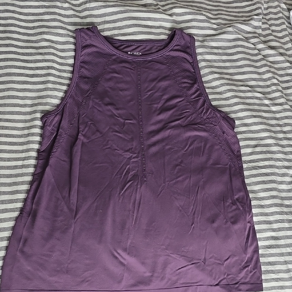 Athleta Purple Women's Tank Top Size medium